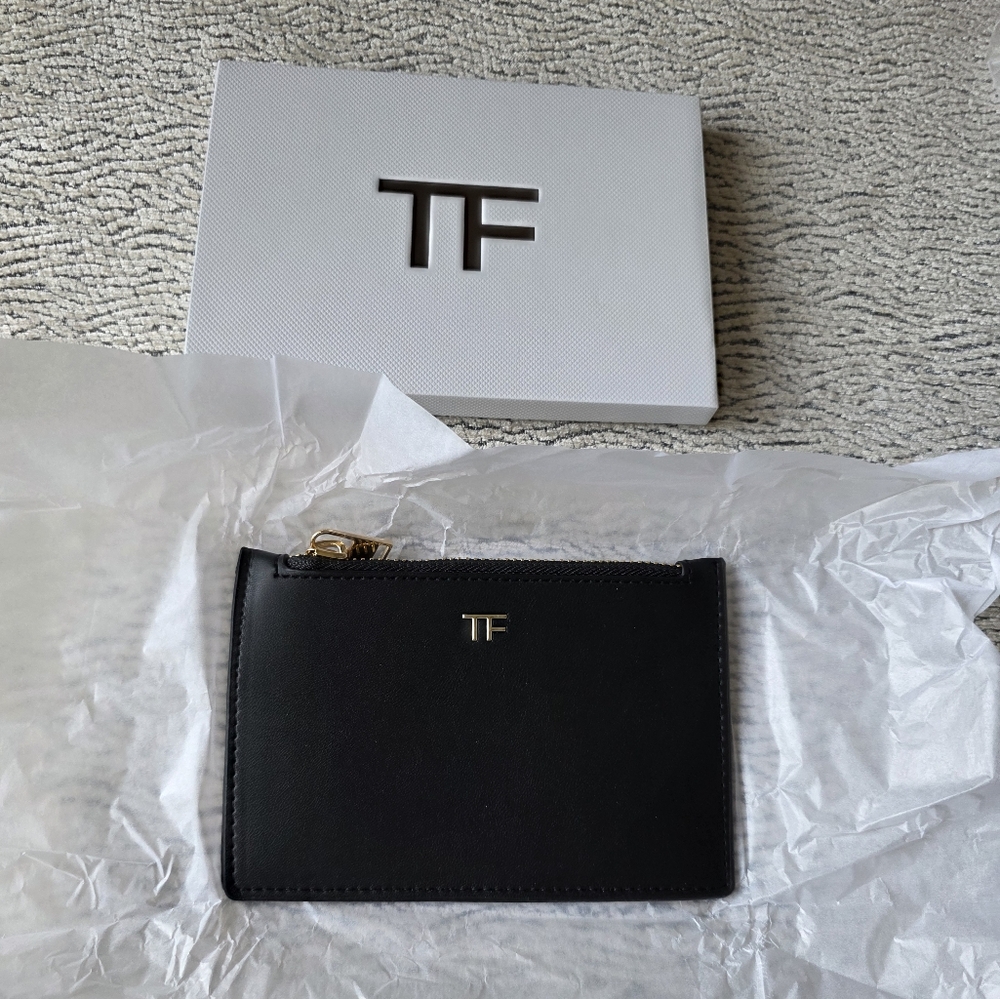 Tom Ford Small Black Card Holder, Pouch or Wallet BNIB